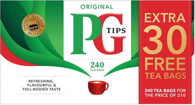 Pg Tips Tea Bags, 240 Count, Pack of 2 240 Count (Pack 2), Basic