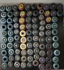 Lot #2 of 93 Misc. Roller Blade Wheels *Brands & Conditions May Vary* Repurpose