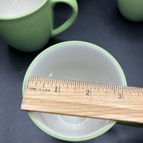 Noritake Stoneware Colorwave Apple Green Coffee Mug 8094 Set Of 4 - 12 oz - Picture 3 of 13