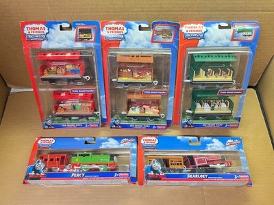 Thomas Friends Trackmaster Motorized SKARLOEY PERCY Livestock Mail Cars Coaches