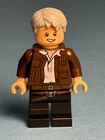 Lego Star Wars Minifig sw0675 - Old Han Solo - Scratches/Crack on One Side
