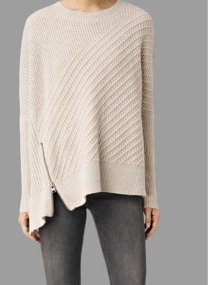 Women AllSaints Sweater Ivory Alpaca S