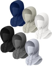 Balaclava Face Mask UV Protection Hood Breathable Full Head Cover with Ear Loops