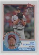 2018 Topps Silver Pack 1983 Topps Design Chrome Series 2 Max Scherzer #95 2k3