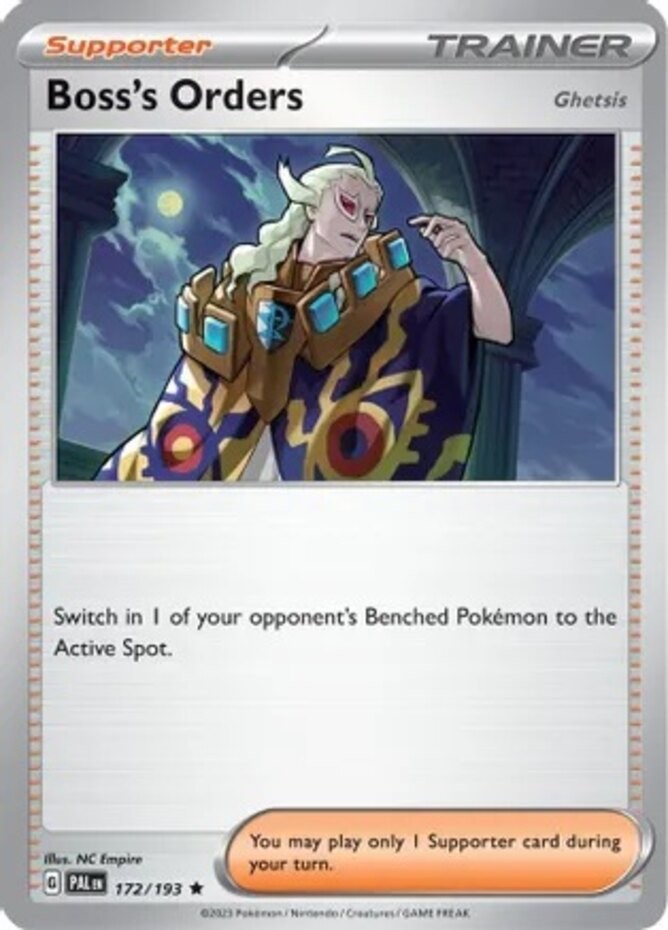 Boss's Orders (Ghetsis) - 172/193 - Non-Holo Theme Deck Exclusive (Near Mint) Th