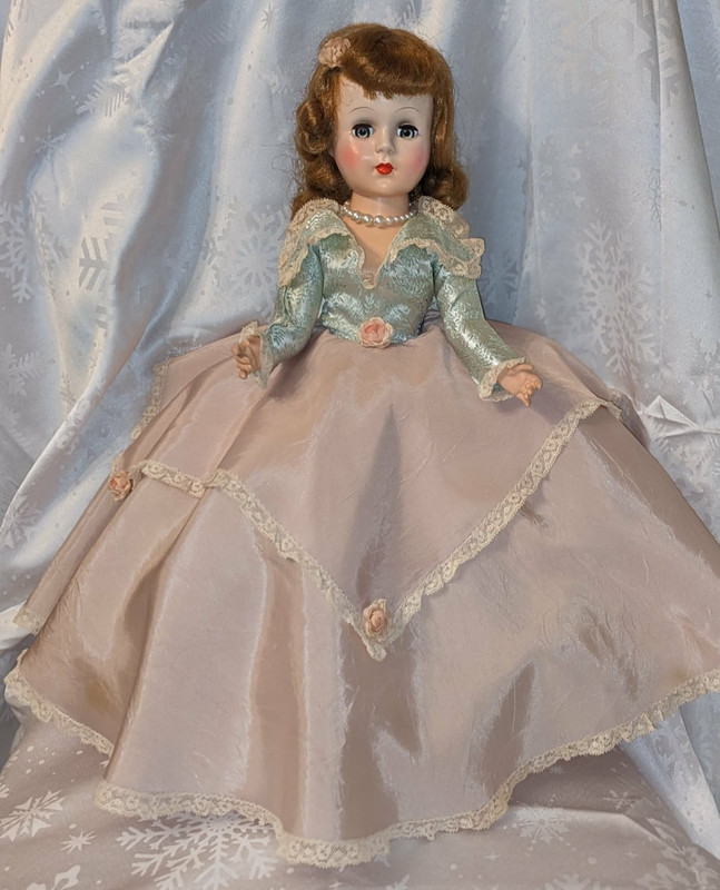 VTG 1950's"AMERICAN CHARACTER SWEET SUE"DOLL.18"H.HARD PLASTIC.ORIG.OUTFIT.EXC.C