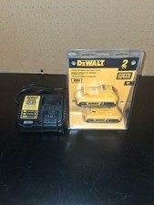 DeWalt 20V MAX Lithium Ion 2-Ah Battery 2-Pack New/Sealed  DCB115 Charger