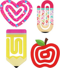 20 Pcs 3.9" Jumbo Paper Clips, Acrylic Decorative Clips for School Office