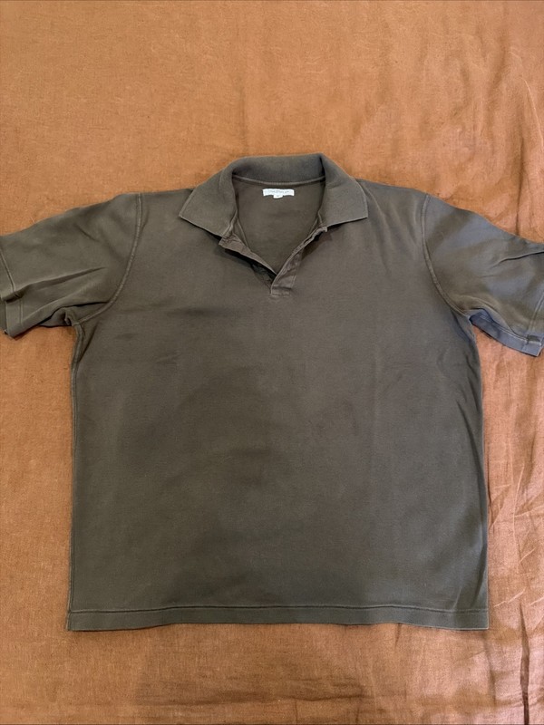 Lady White Co. MiUSA Men’s Dark Brown Bark Interlock Cotton Polo 40 (Med/Large)