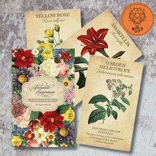 Botanical Inspiration Oracle Cards. Tarot Spiritual Aid Deck. Healing Love UK