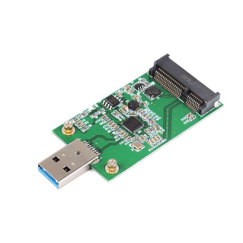 Adaptateur mSATA vers USB3 - Pour SSD mini PCIe de type mSATA 52 PIN- USB 3.0 - Afbeelding 3 van 3