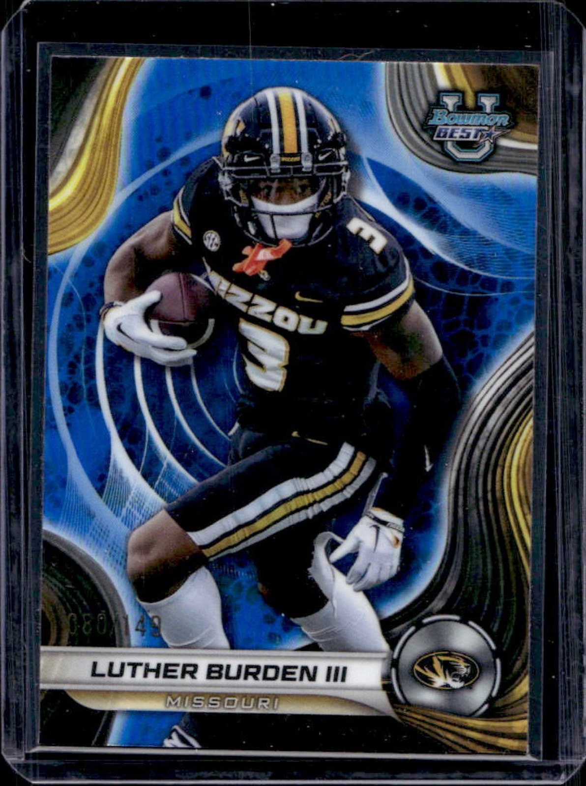 2024 Bowman Best U Luther Burden III Blue Refractor #80/149 Tigers