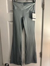 New With Tags Athleta Girl High Rise Chit Chat Flare Pants Size Large 12 Green