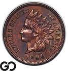 1906 Indian Head Cent Penny, Choice BU