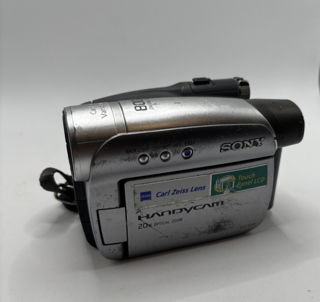 Video Camcorder Sony Handycam DCR-HC28 Carl Zeiss Lens Untested-image