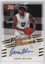 2021-22 Leaf Pro Set Power Moves Gold Spectrum Foil 3/5 Jabari Walker Auto 19l7