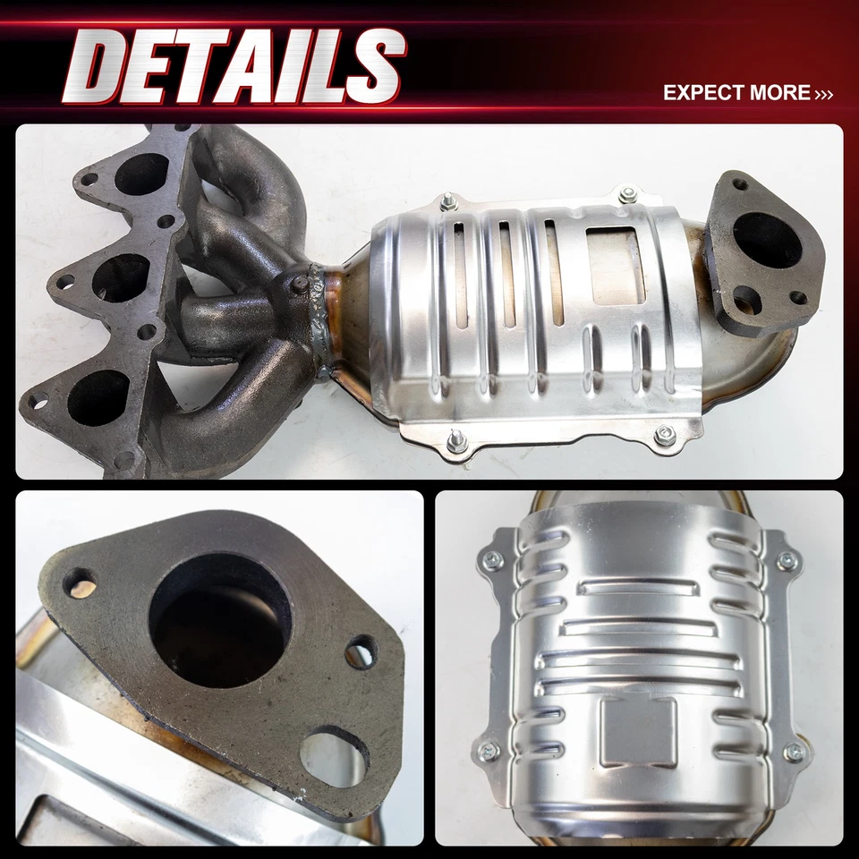 Convertidor catalítico delantero para Hyundai, Kia 2006-2011 Accent Rio5 1,6 L Foto 3 de 4