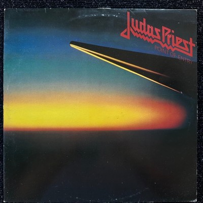 Judas Priest Point Of Entry Dutch Vinyl LP 1981 CBS Records Metal Hard Rock