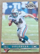 2002 Zach Thomas Playoff Honors Football #51 Miami Dolphins