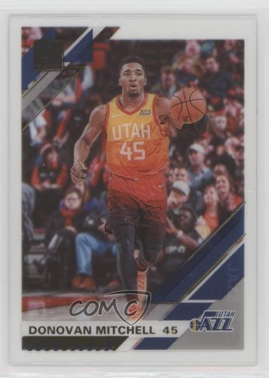 2019-20 Panini Clearly Donruss Gold Donovan Mitchell #42 1o2
