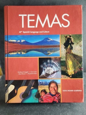 TEMAS AP Spanish Language & Culture Textbook Hardcover 2020