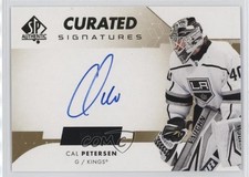 2022-23 SP Authentic Curated Signatures 169/199 Cal Petersen #SPC-PC Auto s3g