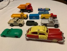 Lot of 10 Vintage Plastic Toy Cars Cereal Premium F F Marx Renwal Hasbro Process
