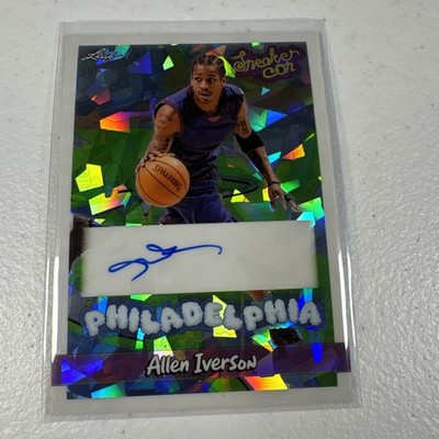 ALLEN IVERSON SPECTRA PSA10 ジャージナンバー 2026 Leaf Metal Allen Iverson On Card Auto Sneaker Con PROMO-29