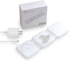 3 in 1 Charging Station Apple, Wireless Foldable Travel Charger for Multiple Dev