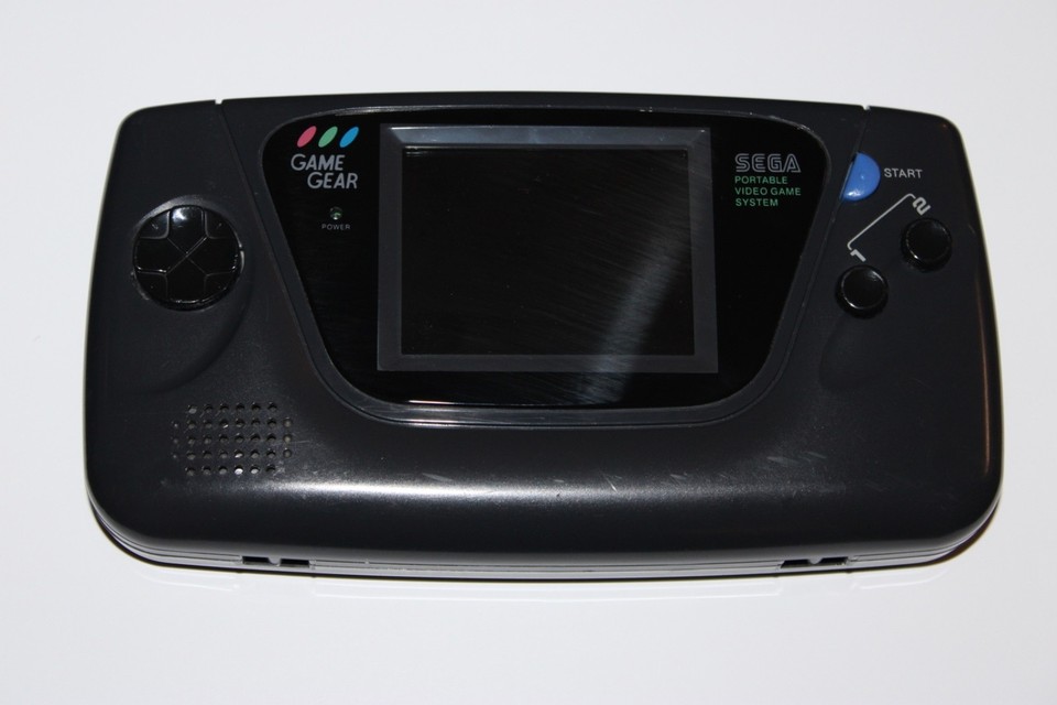A tested, working SEGA Game Gear — the underdog handheld that rivaled the original Game Boy and still turns heads today.