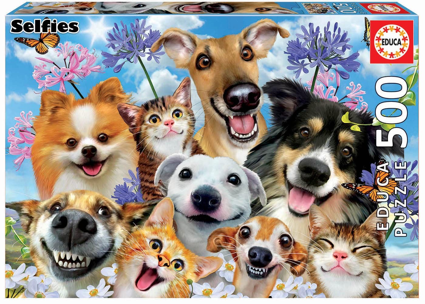 Educa Borrás 17983 Serie Selfies Fun in The Sun Selfe Educa Borras 500 Piece Jig
