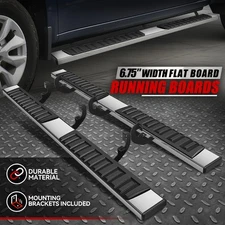 For 19-25 Silverado Sierra 1500 2500/3500HD Crew Cab Side Step Bar Running Board