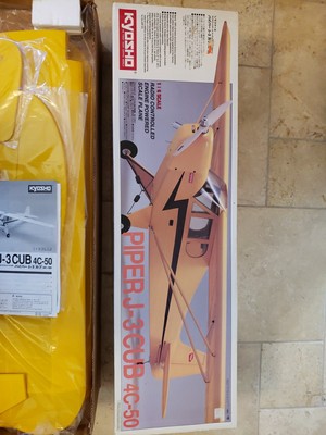 Kyosho - 1:6 Scale Piper J-3 CUB 4C-50 RC ARF PLANE - New | eBay