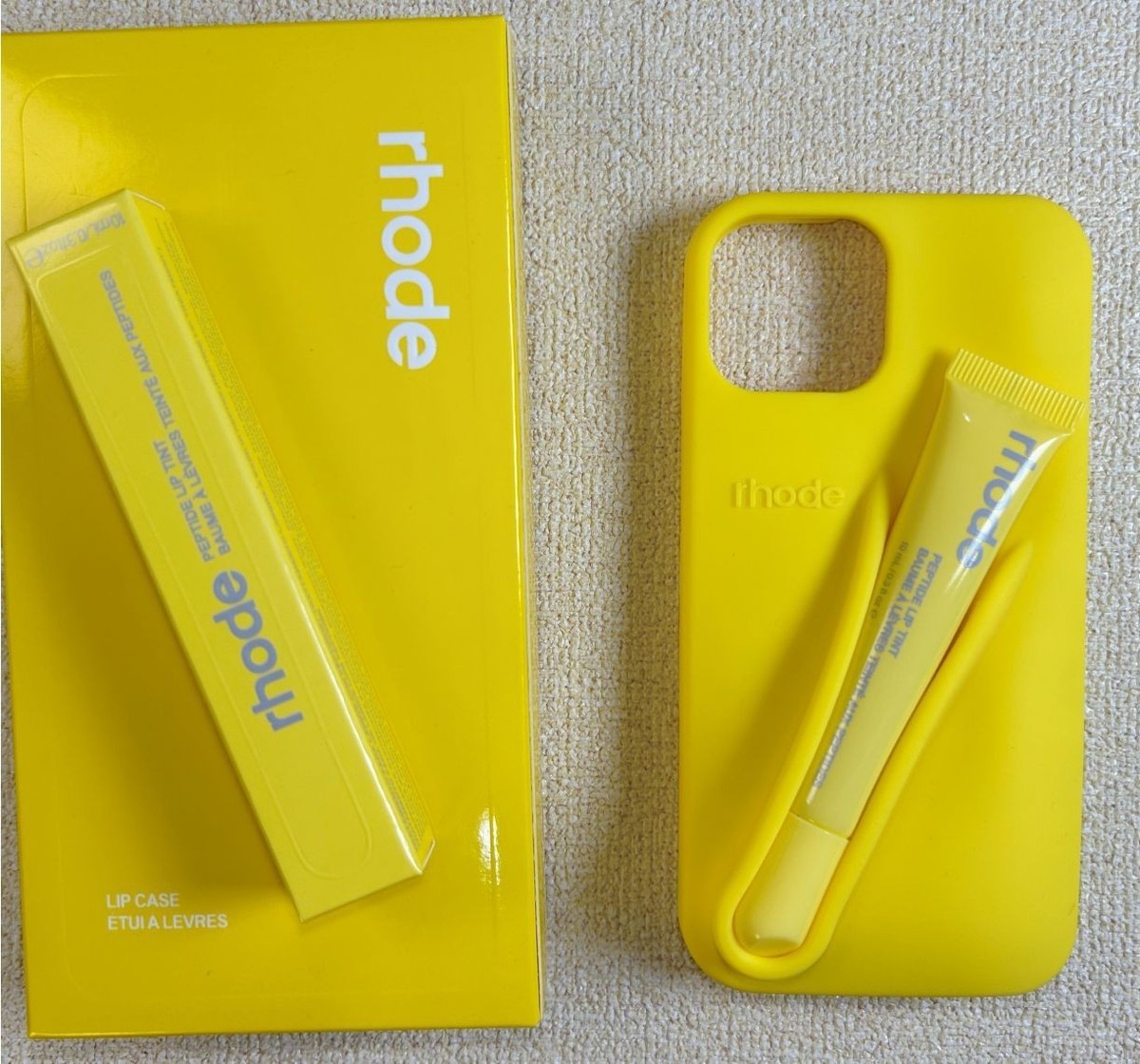 rhode summer lip case iPhone 16 Pro イエロー summer lip case | rhode skin