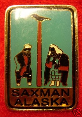 Saxman Native Village Hat Lapel Pin HP8650 | eBay