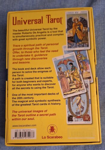 Universal Tarot Kit With Cards & Book. Lo Scarabeo.Roberto De Angelis. NEW. Rare - Picture 9 of 13