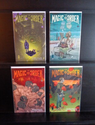 THE MAGIC ORDER (4) Issue Run #1 2 3 4 IMAGE COMICS 1st print comic mini series