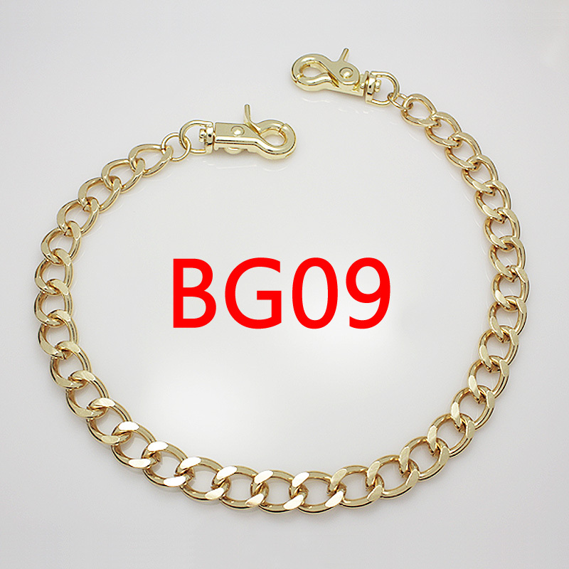 BG09 purse metal chain strap replacement gold crossbody shoulder strap handbag