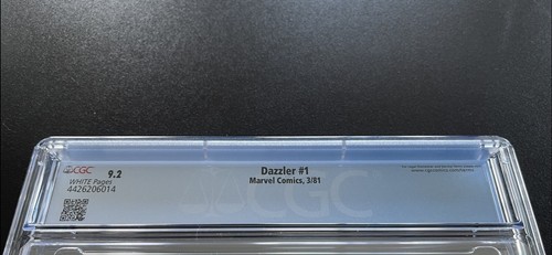 DAZZLER #1 1981 9.2/NM White Pages 1st Direct Distribution Marvel - Picture 9 of 9