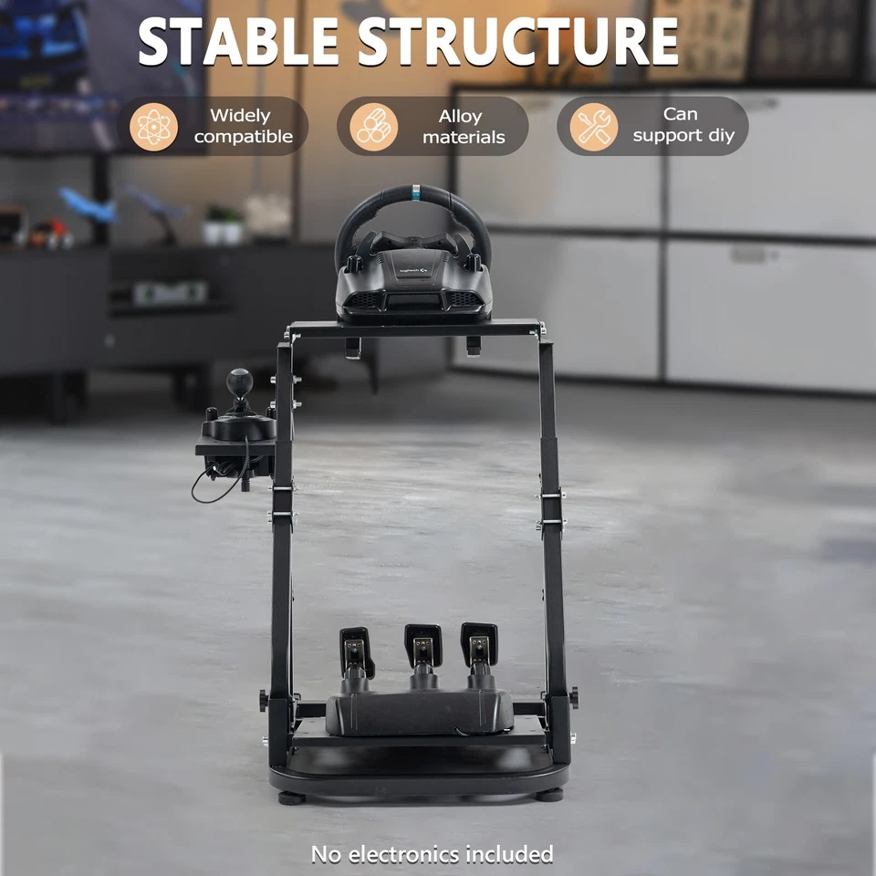 Marada Racing Wheel Stand Fit Logitech G29 G920 G923 GPRO Thrustmaster T80 T150 - Image 3 of 4