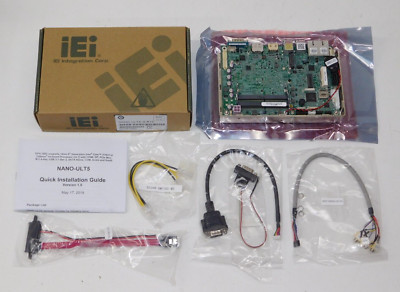 New IEI NANO-ULT5-i5-R10 Single Board Computer EPIC SBC Supports Intel 8th Gen