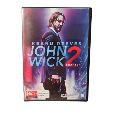 John Wick Chapter 2 (DVD) Action Thriller Crime Assassin Hitman Revenge Reeves