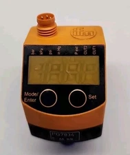 IFM ELECTRONIC PQ7834 PNEUMATIC PRESSURE SENSOR 1-10BAR 18-32V.DC Free Shipping