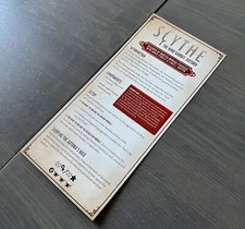 Scythe The Wind Gambit | Automa Rulebook Pamphlet | Official Game Piece