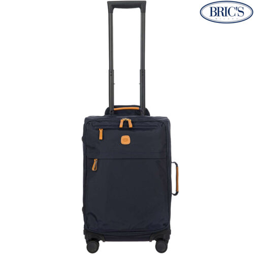 BRIC'S X-COLLECTION carry-on softside blue nylon spinner suitcase trunk S 21" - Picture 1 of 9