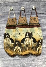 Plastic Grocery Bag Rag Sock Holder English Springer Spaniels bird Dogs Quail