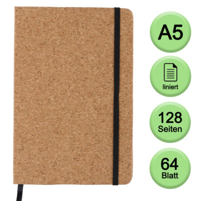 Notizbuch DIN A5 liniert Tagebuch Notizblock Notizheft Schreibblock Hardcover