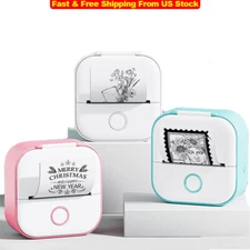 NEW T02 Mini Portable Wireless Bluetooth Photo Printer Receipt Maker for Storage