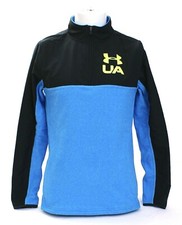 Under Armour Blue Black UA Phenom 1/4 Zip Pullover Youth Boy's XL NWT