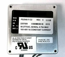 LED constant current power supply Ps2548-y-c2 90-277vac Input - 16-40vdc out -1a